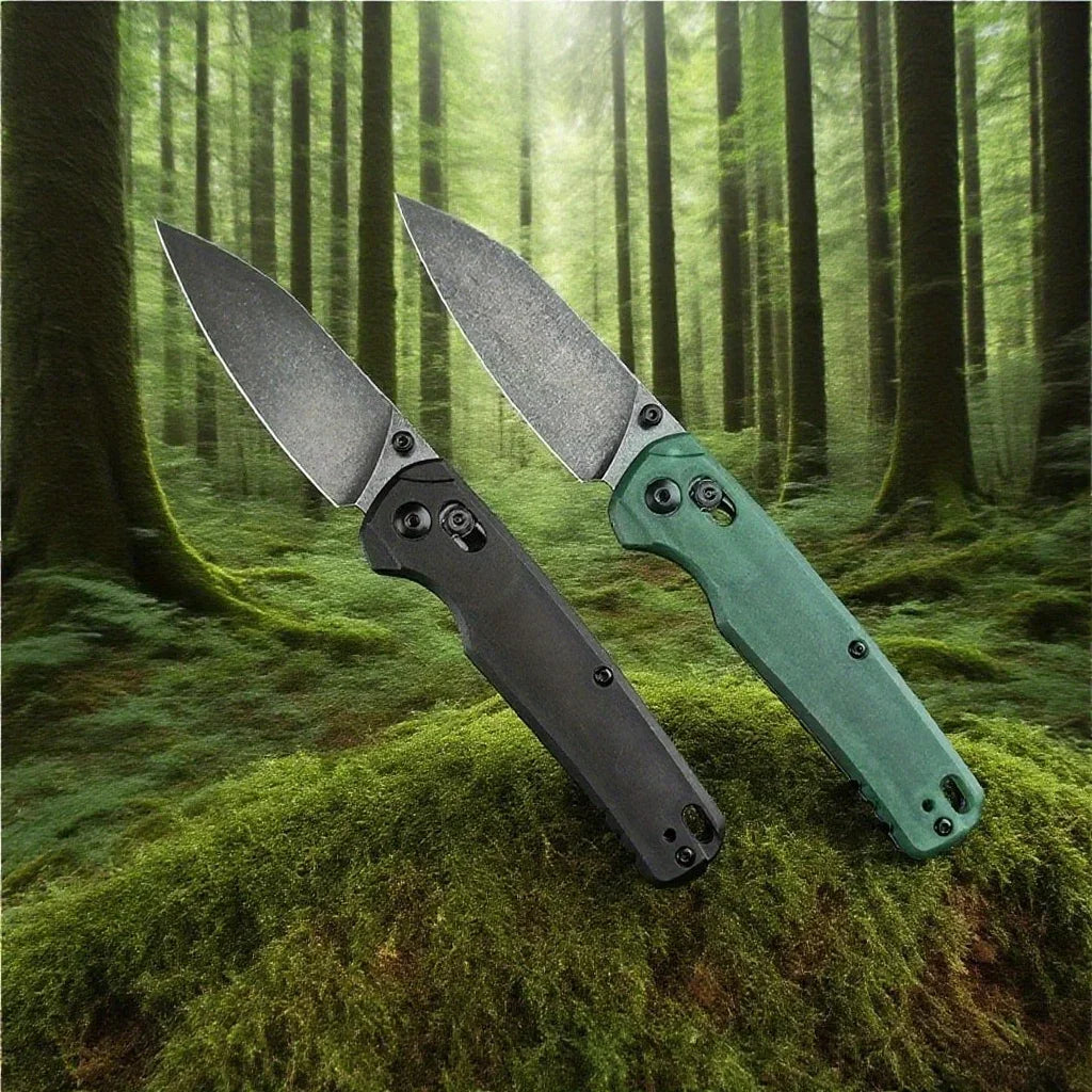 6105 Outdoor Folding Pocket Knife Camping Survival Cutting Barbecue Hunting Self-defense Fishing Multi-purpose Tools