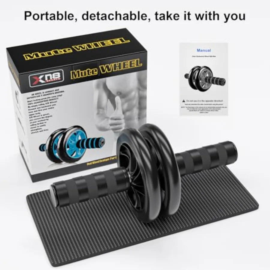 Ab Roller Wheel with Non-Slip Grip for Core Strength Training | StriveRiseFit