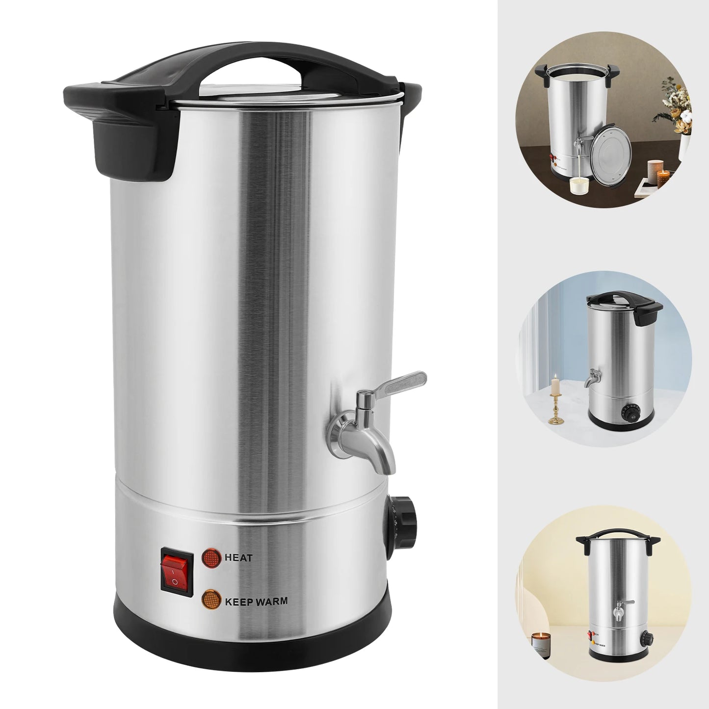 Professional Wax Melting Pot 8L–15L | 1800W Electric Wax Warmer | StriveRiseFit