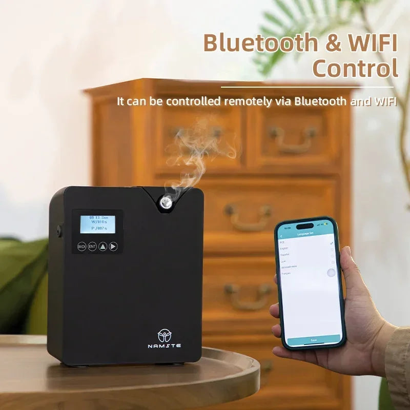 VAT Exemption US Local Aroma Diffuser Home Perfume Scent Machine Fragrance Air Freshener Essential Oil Waterless Flavoring