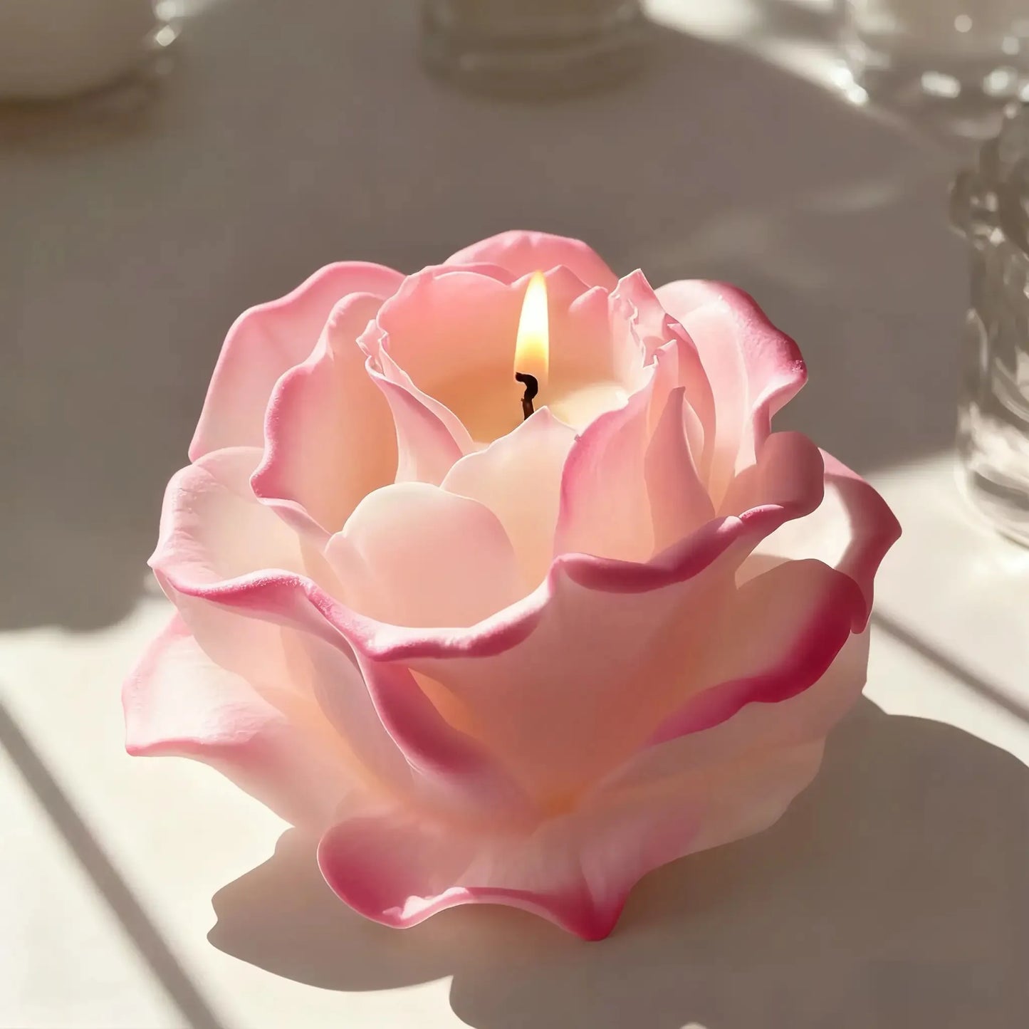 3D Rose Silicone Mold for Candles, Soap, Resin & Clay | StriveRiseFit