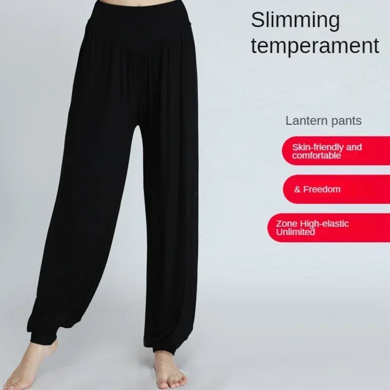 Women's Elastic Loose Casual Cotton Soft ~ Yoga, Sports, Dance, Tai Chi, and more! Relaxing, Comfortable and Breathable