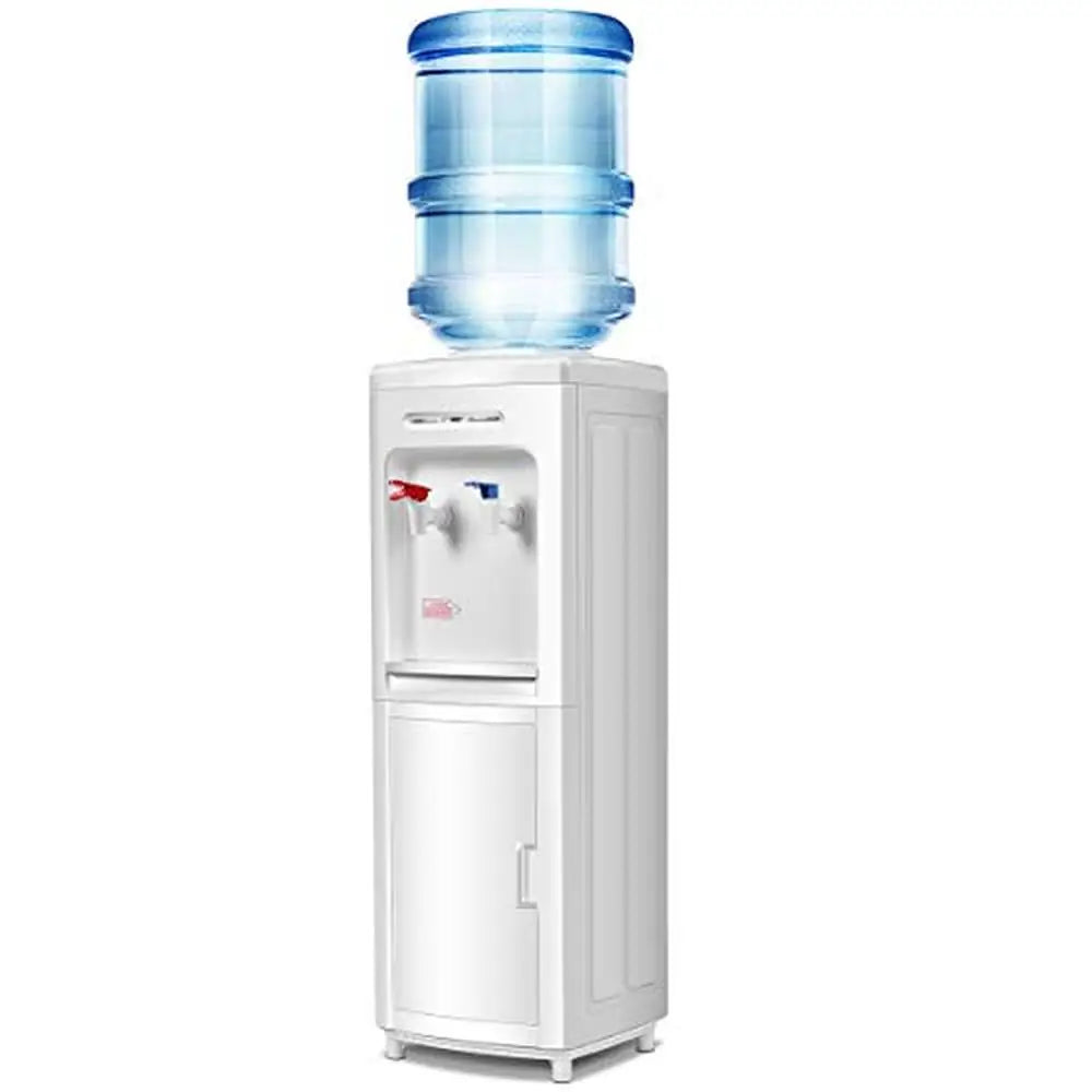 Top Loading Water Cooler Dispenser with Storage Cabinet - StriveRiseFit