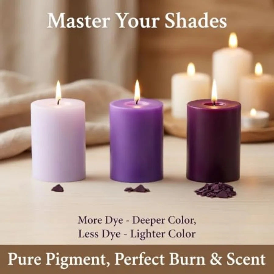 16-Color Soy Wax Candle Dye Set for Candle Making | StriveRiseFit