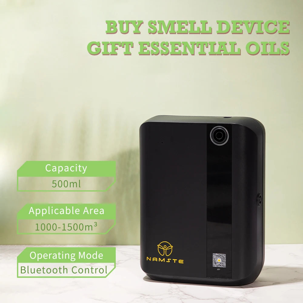 NAMSTE Bluetooth Diffuser 1500m³ Electric Essential Oils Air Freshener 500ML Capacity HVAC Fragrance Flavoring