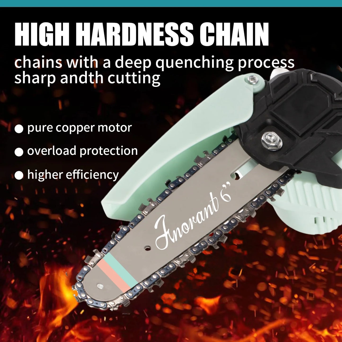 Mini Cordless Chainsaw | Handheld | Battery Powered | Multiple Colors | StriveRiseFit