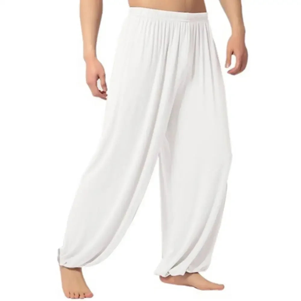 Men's Harem Pants Solid Color ~ Yoga Pants ~ Morning Exercise ~ Tai Chi Pants  ~ Casual Wide Leg Pants