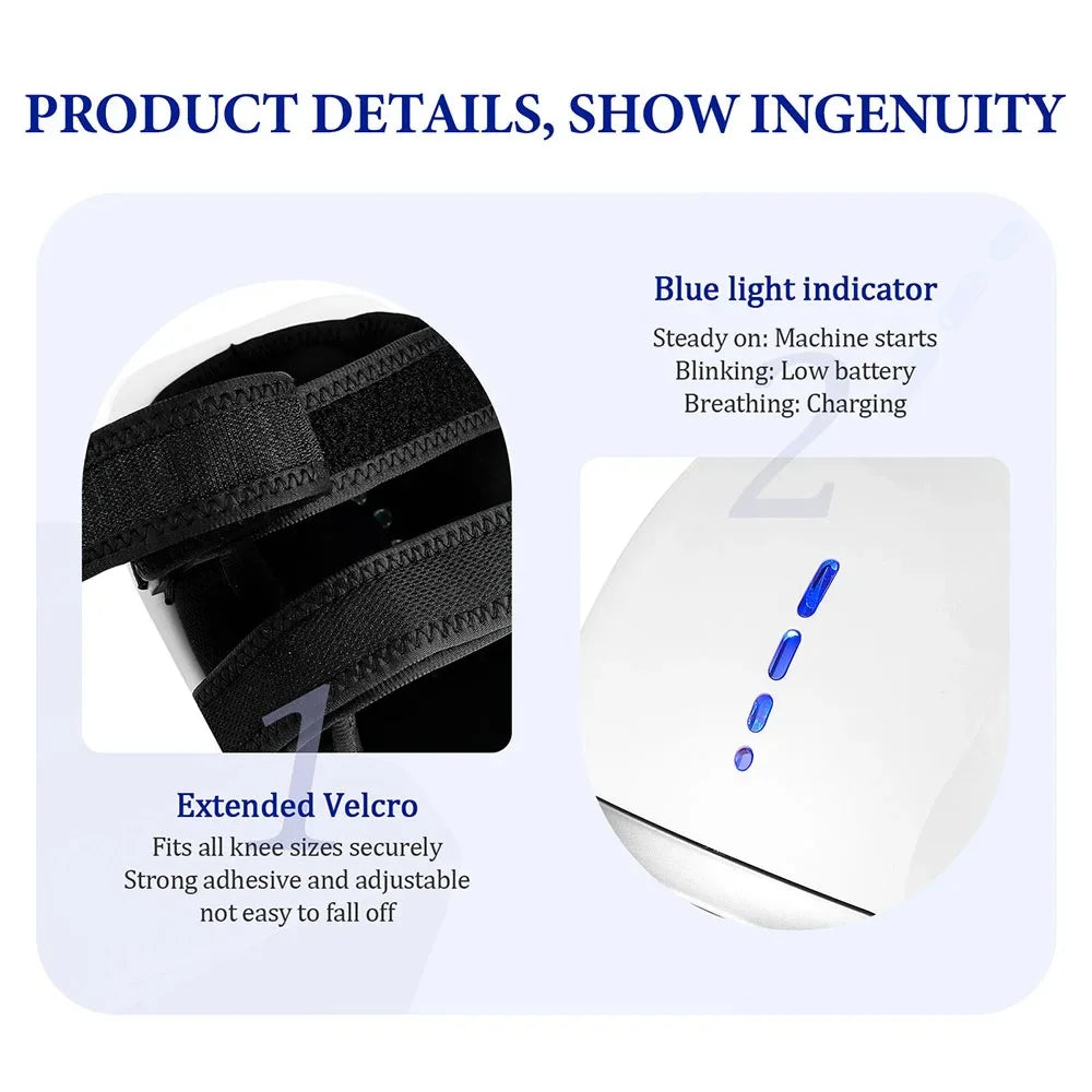 Smart Knee Massager - Vibration & Air Pressure for Knee, Elbow & Shoulder | StriveRiseFit.com