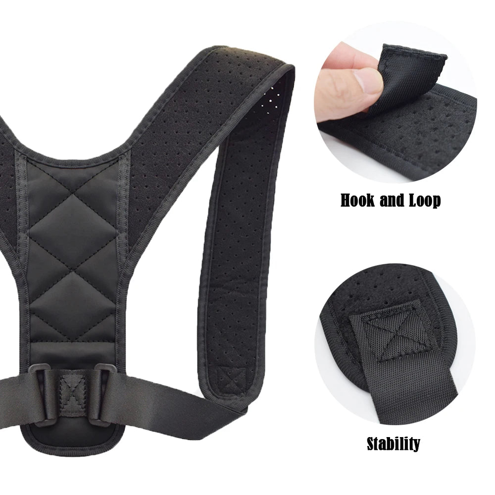 Back Posture Corrector Belt for Men & Women, Shoulder & Spine Support, S-XL | StriveRiseFit