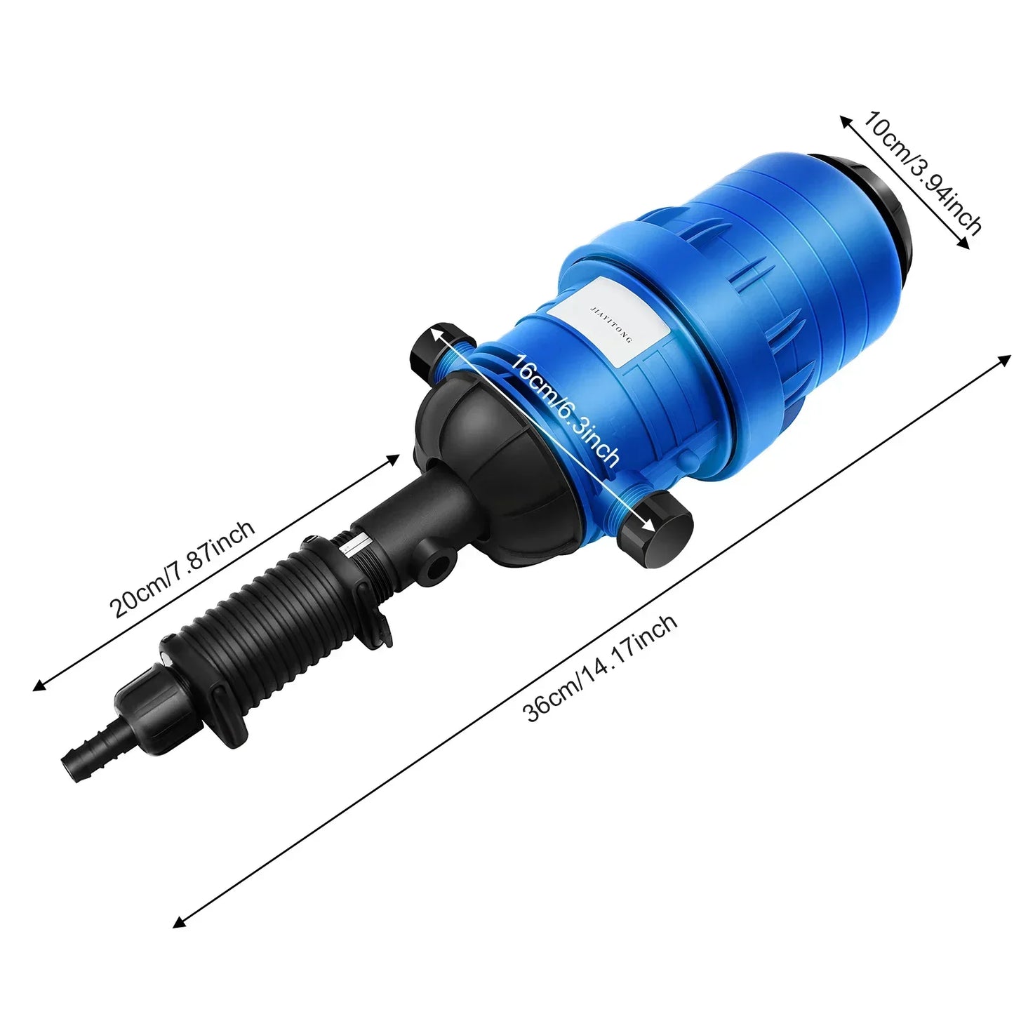 Automatic Fertilizer Injector Dispenser, Water-Driven Proportional with Hose & Accessories | StriveRiseFit
