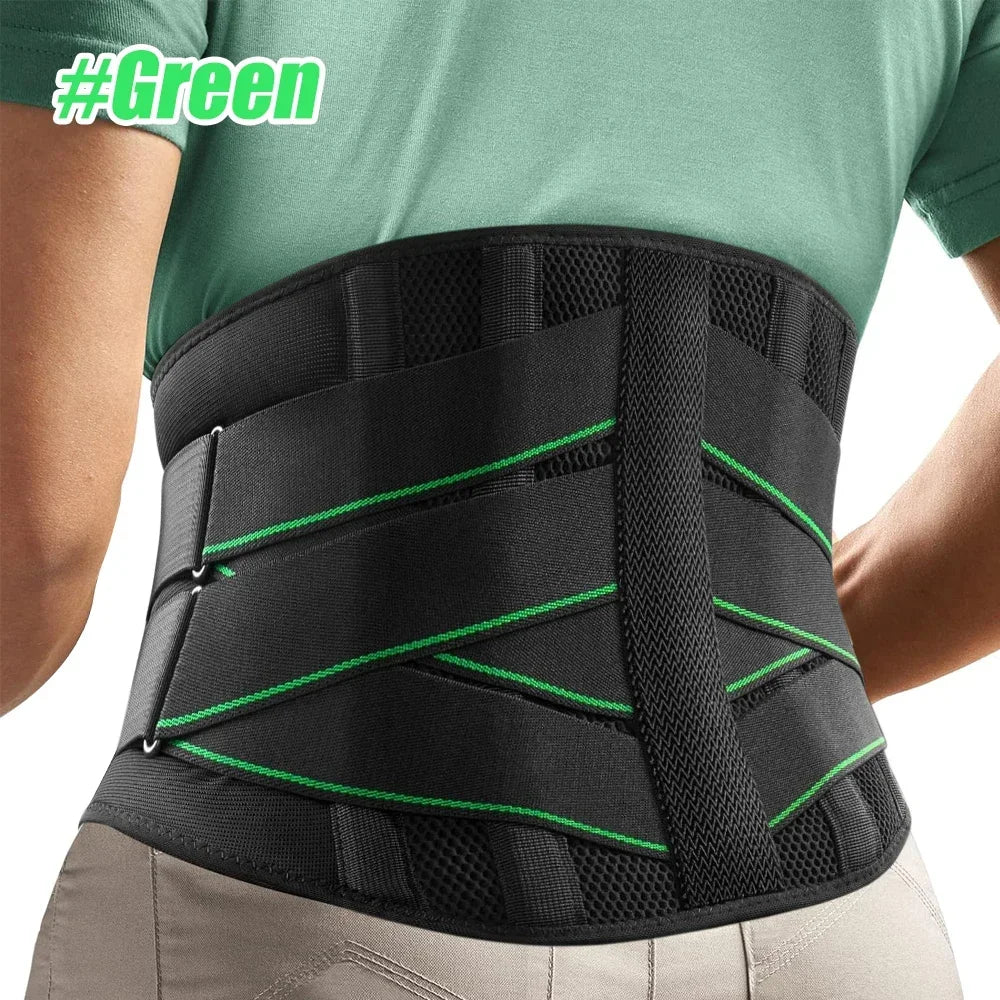 Lower Back Support Brace for Sciatica, Herniated Disc & Back Pain Relief, S-XXXL | StriveRiseFit