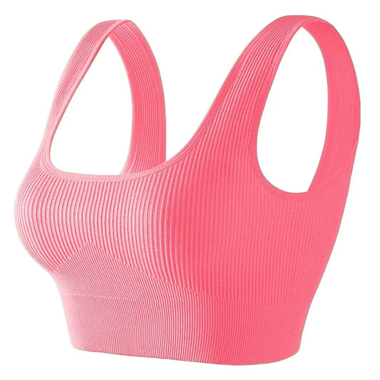 Seamless Knitted Sports Fitness Yoga Bra and Underwear