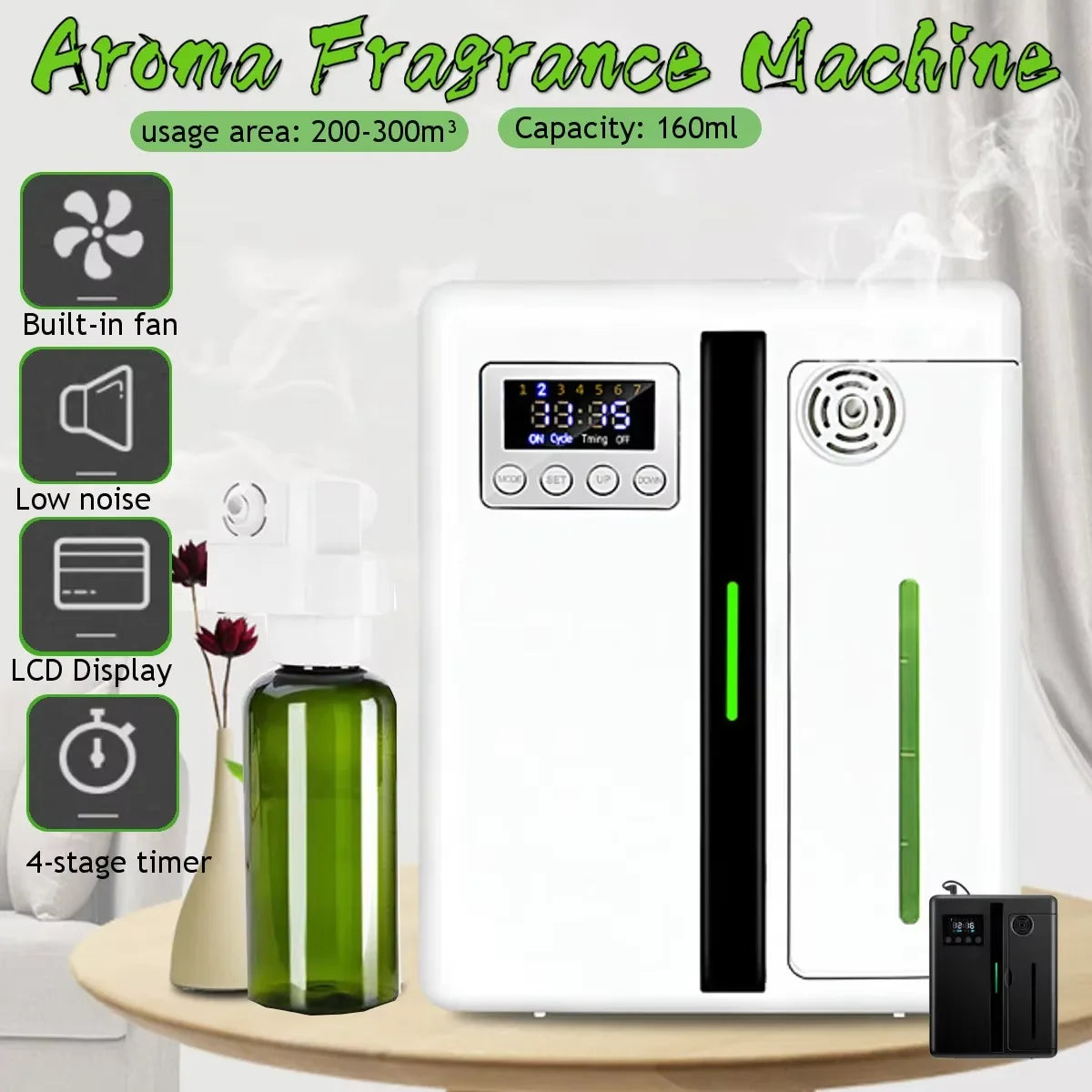 NAMSTE Bluetooth Aroma Diffuser 300m³ Wall Mount or Flat Lay | StriveRiseFit