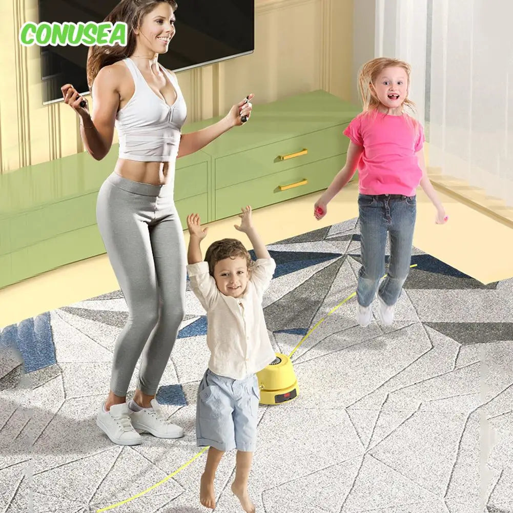 Electric Jump Rope Machine - Smart Automatic Skipping Rope with Digital Counter