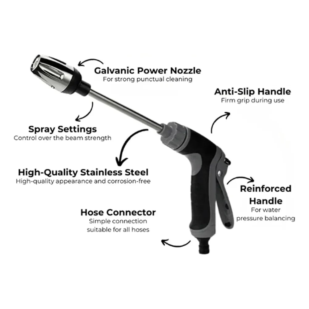 Handheld High-Pressure Garden Water Gun & Spray Nozzle | StriveRiseFit