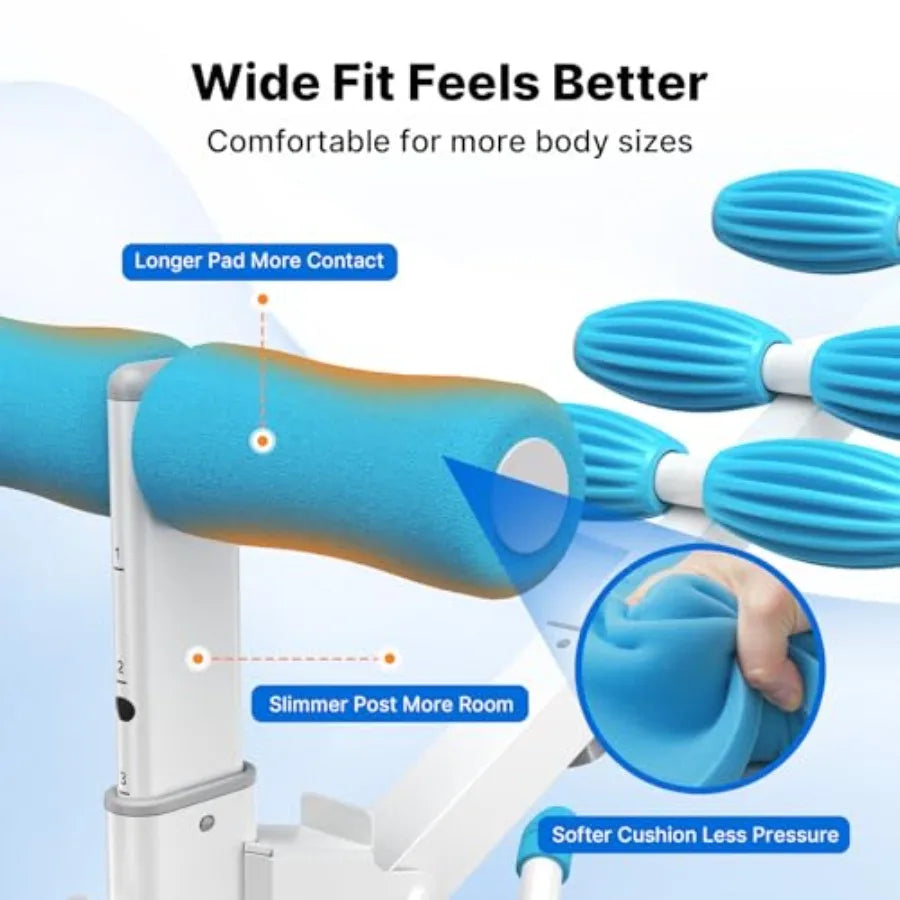 Deep Squat & Glute Trainer Machine, Adjustable Core & Leg Workout Equipment for Home | StriveRiseFit