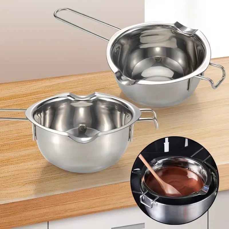 Stainless Steel Wax Melting Pot with Heat-Resistant Handle | StriveRiseFit