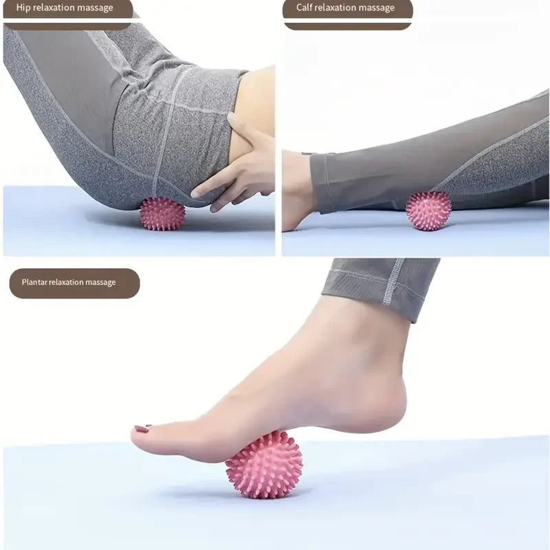 Hedgehog Fascia Massage Ball | Spiky Trigger Point Ball for Yoga & Recovery | StriveRiseFit
