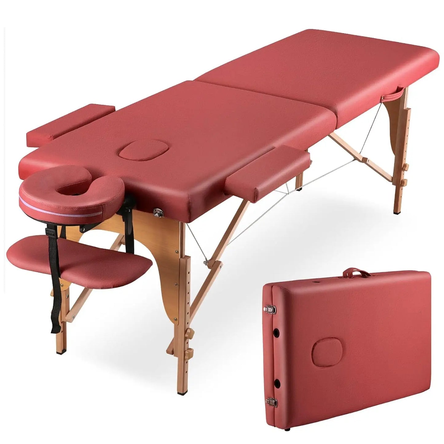 Portable Massage Table Wooden Lash Bed 24" Wide Foldable | StriveRiseFit