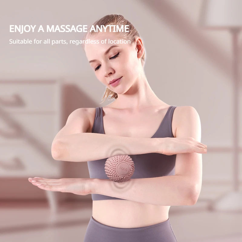 Fascial Massage Ball, Hedgehog Texture, Magnetic Therapy, Foot & Muscle Relief | StriveRiseFit