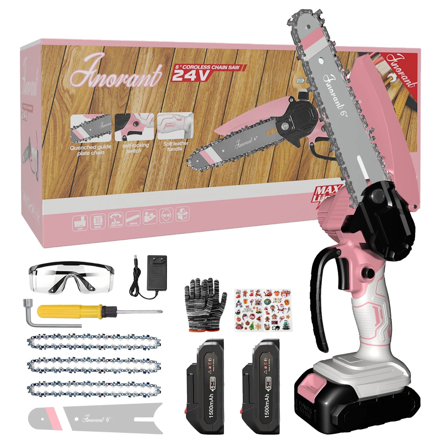 Mini Cordless Chainsaw | Handheld | Battery Powered | Multiple Colors | StriveRiseFit