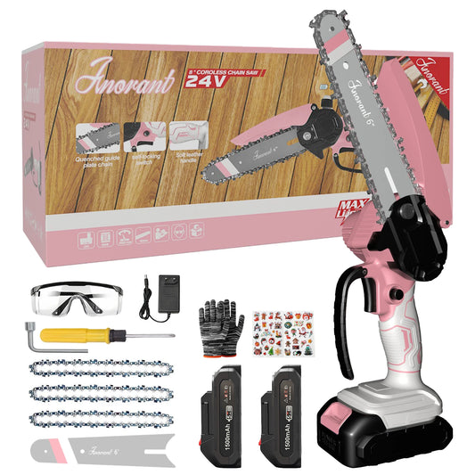 Mini Cordless Chainsaw | Handheld | Battery Powered | Multiple Colors | StriveRiseFit