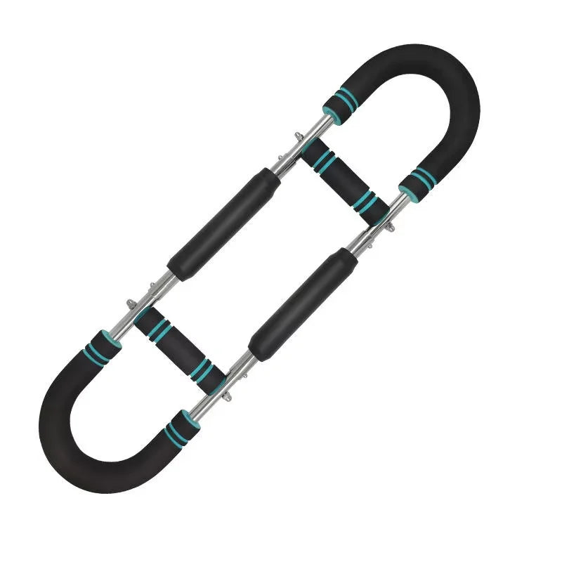 40KG Power Twister Bar U-Shape Arm Chest Trainer Stainless Steel Detachable | StriveRiseFit