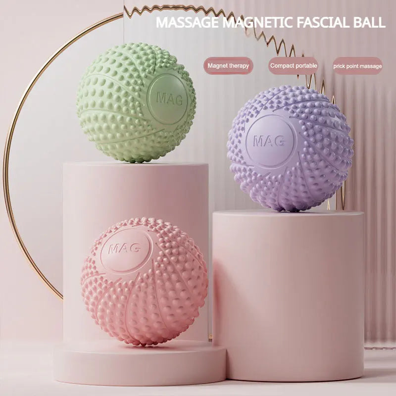 Fascial Massage Ball, Hedgehog Texture, Magnetic Therapy, Foot & Muscle Relief | StriveRiseFit