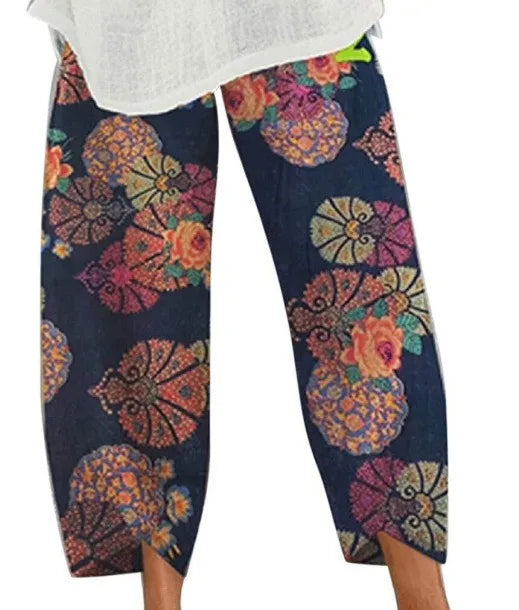 Streetwear Women Clothes Women Pants ~ Joggers Cotton / Linen Casual Autumn Elegant
