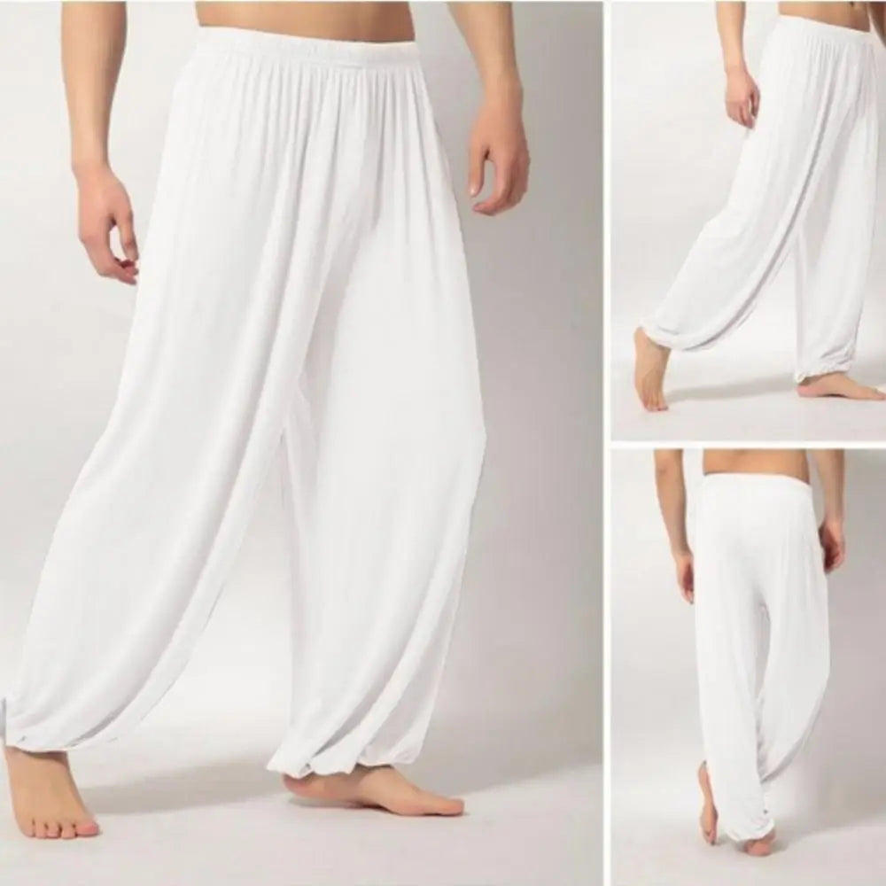 Men's Harem Pants Solid Color ~ Yoga Pants ~ Morning Exercise ~ Tai Chi Pants  ~ Casual Wide Leg Pants