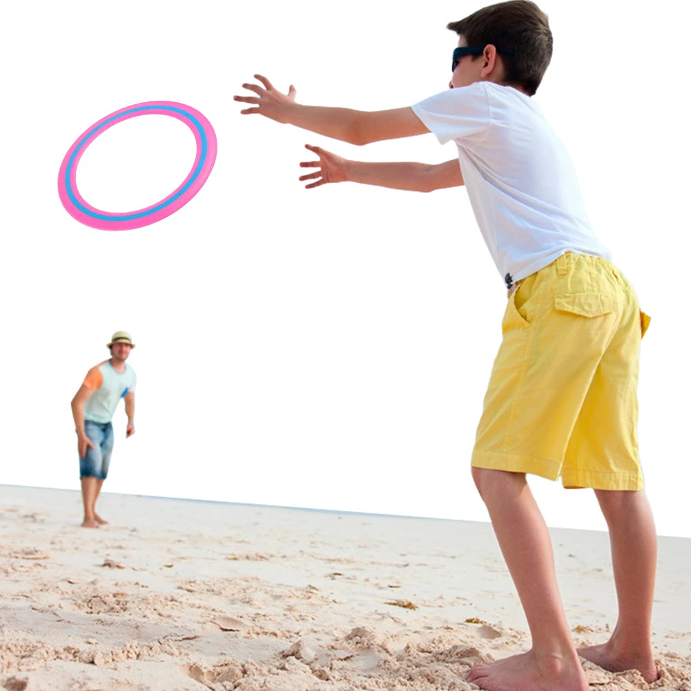 25cm Open-Center Flying Disc for Kids & Adults, Beach, Backyard & Outdoor Play | StriveRiseFit