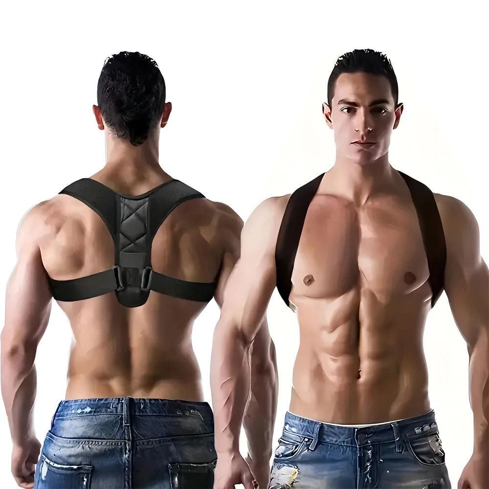 Back Posture Corrector Belt for Men & Women, Shoulder & Spine Support, S-XL | StriveRiseFit