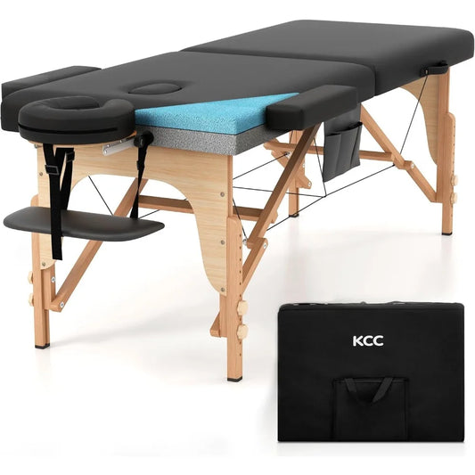 Premium Memory Foam Massage Table - 84" Portable Foldable Bed | StriveRiseFit