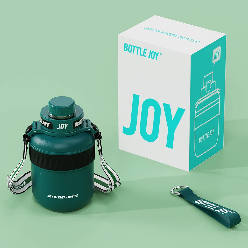 Stainless Steel Water Bottle 48oz - Leakproof Double Insulated | StriveRiseFit