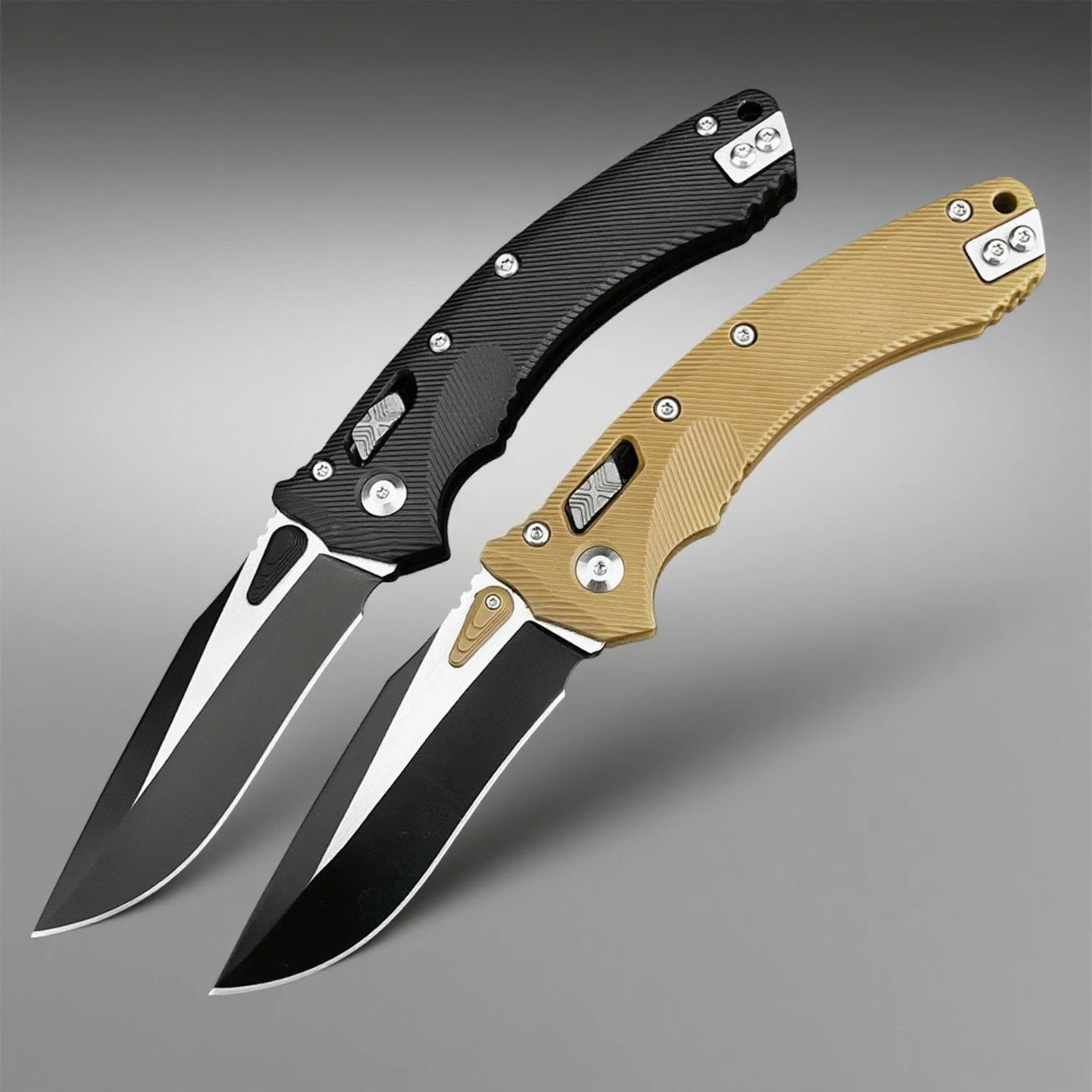 Micro MSI Folding Pocket Knife - 8Cr13MoV Blade, Nylon Fiber Handle, Survival & EDC