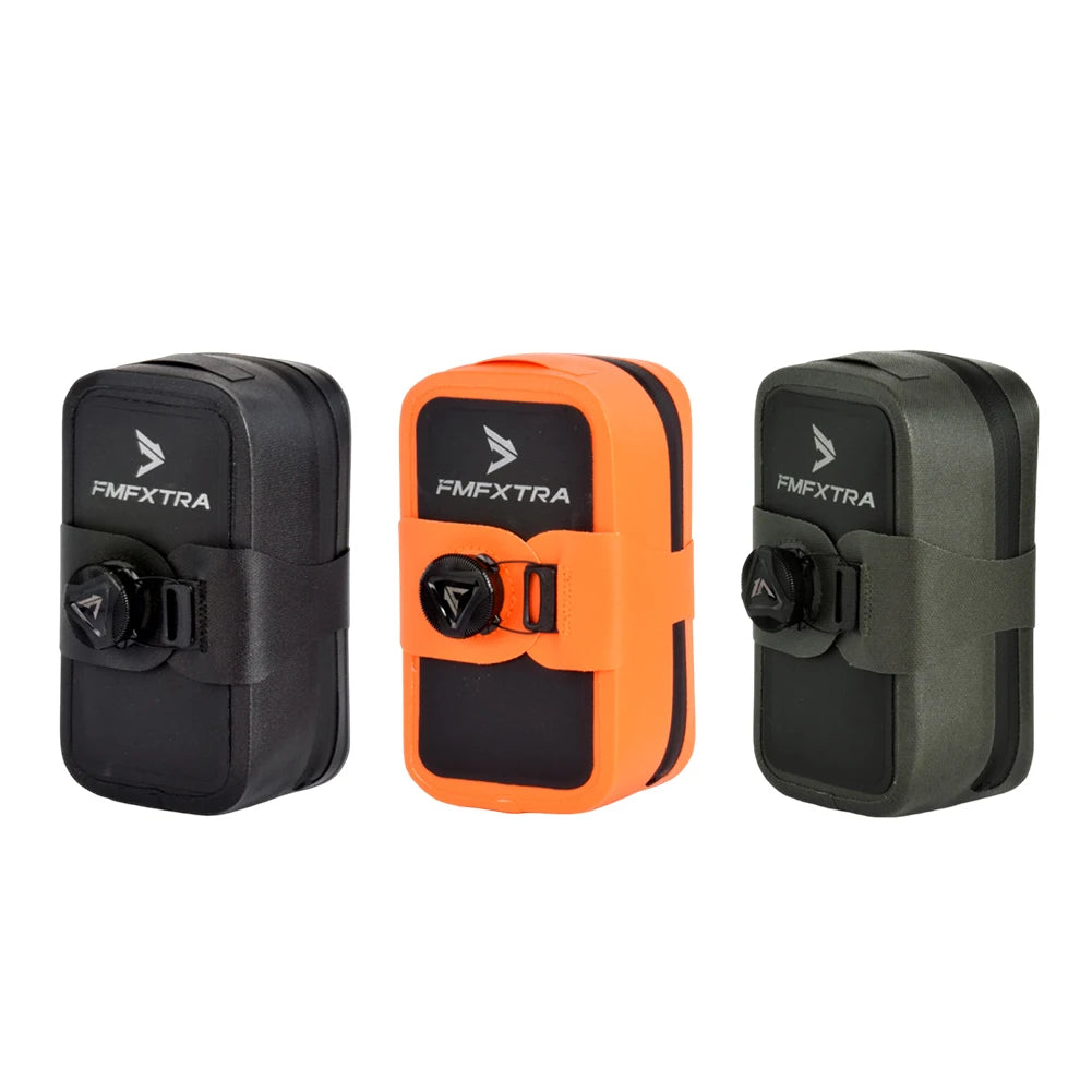 Bicycle Under Seat Bag Bike Strap-On Saddle Bag Knob Lock Bike Seat Bag Waterproof 0.5L Bike Bag Portable Cycling Accessories