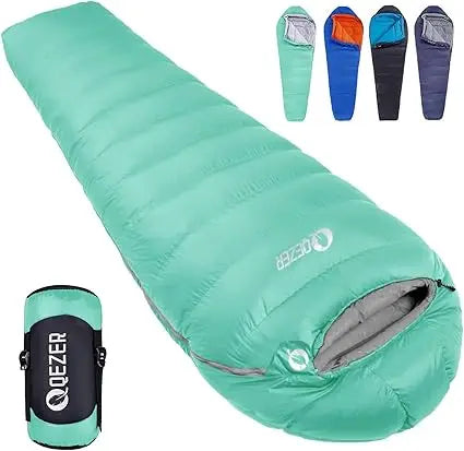 Down Sleeping Bag For Adults 0°f 10°f 15°f 20°f  ~ Backpacking Sleeping Bag For Cold Weather With Compression Sack