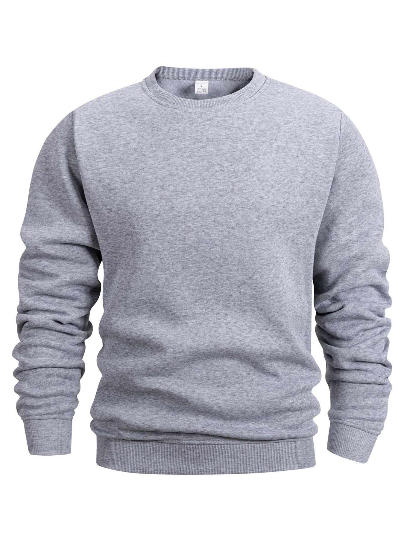 Men's Crew Neck Sweatshirts Solid Color ~ Outdoor Casual Daily Long Sleeve Pullover Sportswear