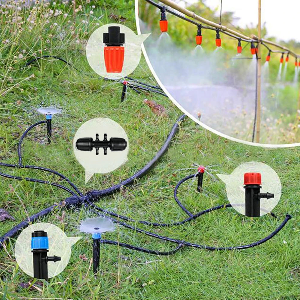 200 FT Drip Irrigation System Kit | Quick-Connect | Saves 80% Water | 2 Sprayer Types | StriveRiseFit