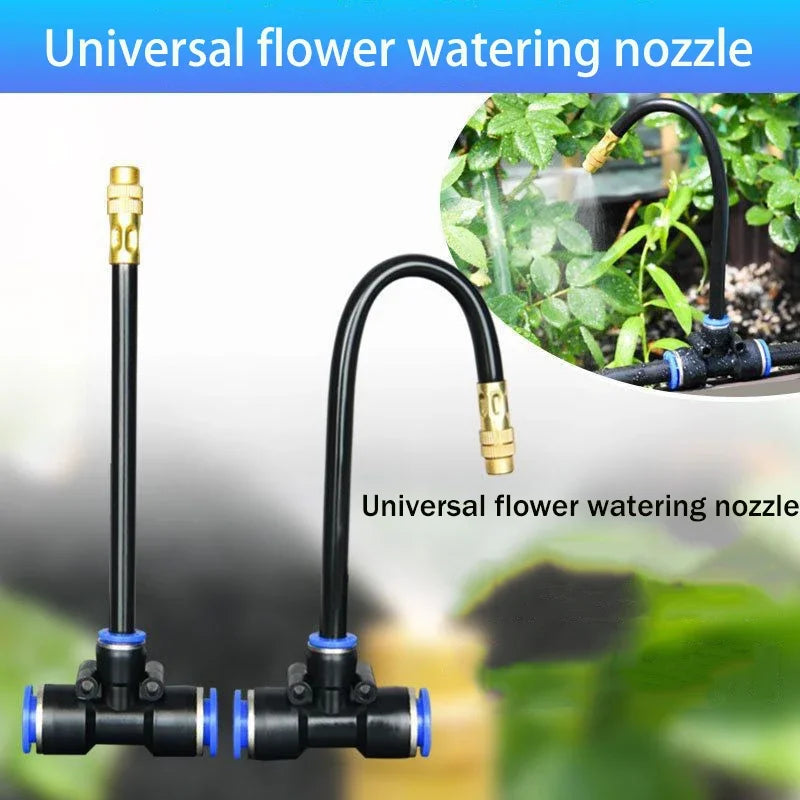 Automatic Irrigation Sprinkler Kit | Rotating Copper Nozzle | 5m, 10m, 20m | StriveRiseFit