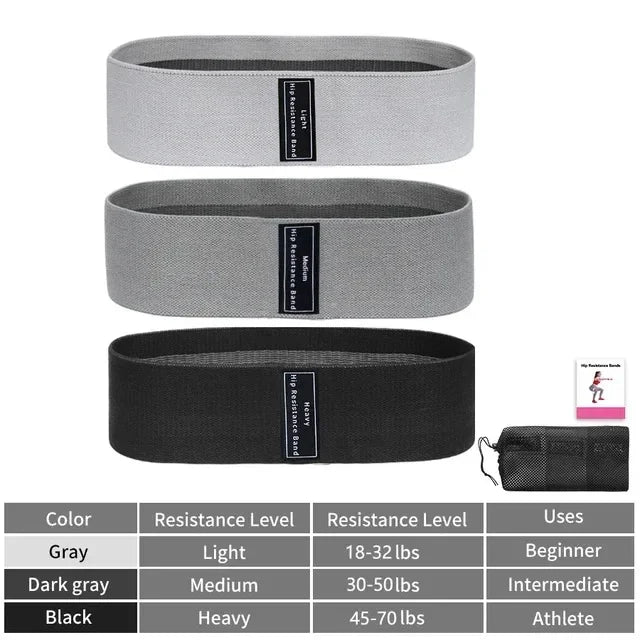 Fabric Hip & Booty Resistance Bands for Glutes, Squats & Yoga | StriveRiseFit