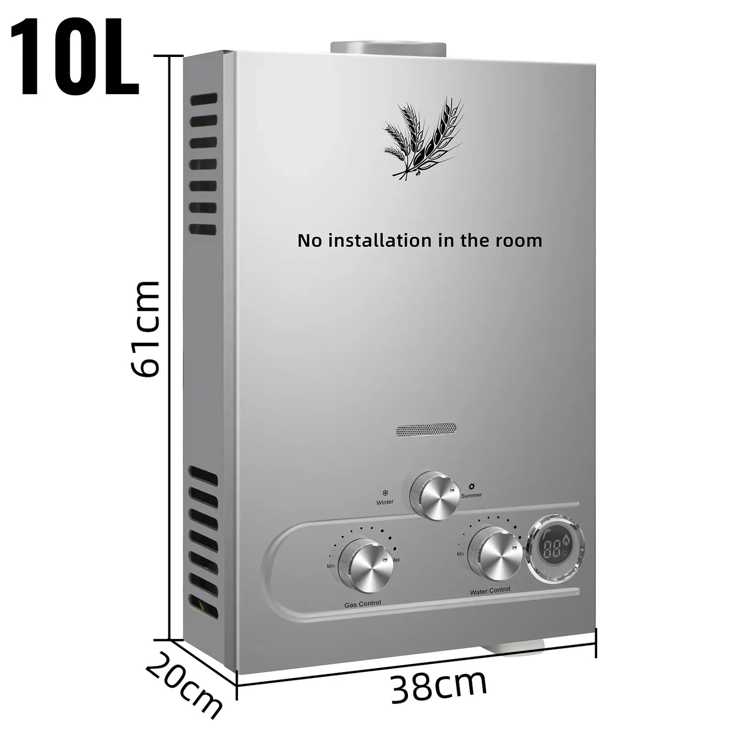 Tankless LPG Propane Water Heater 6L–18L Instant Hot Water | StriveRiseFit