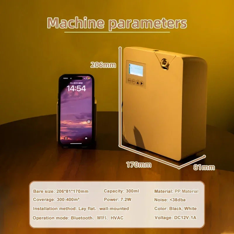 VAT Exemption US Local Aroma Diffuser Home Perfume Scent Machine Fragrance Air Freshener Essential Oil Waterless Flavoring