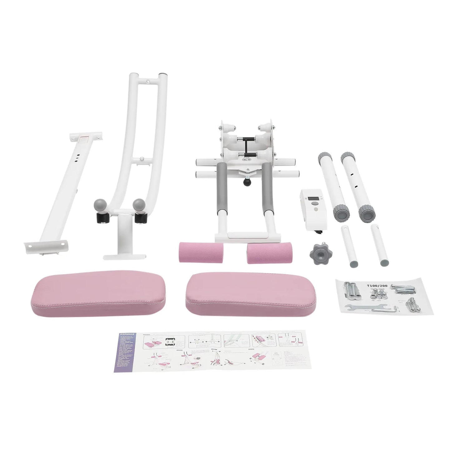 Adjustable Ab Trainer Machine with LED Display | 3-Gear, 330 LBS, Foldable, Full Body Shaping