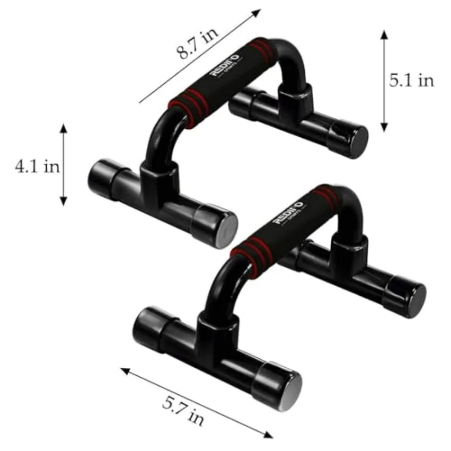 Push Up Bars Ergonomic Workout Stands with Anti-Slip Sturdy Structure for Strength Training | StriveRiseFit