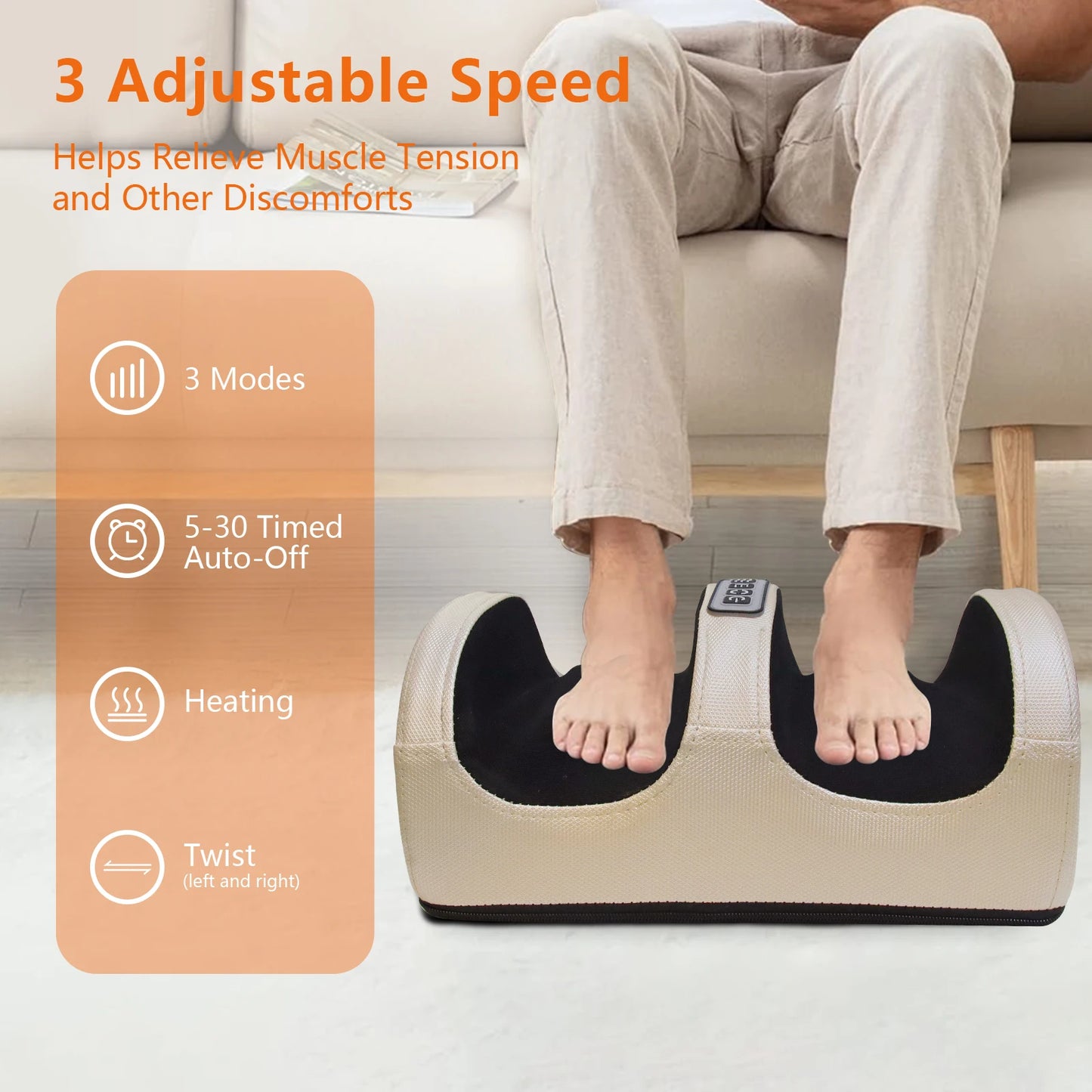Foot Massage Machine, Foot Kneading, Electric Heating, Christmas Gifts, Valentine's Day Gifts