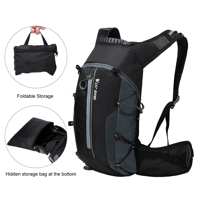 WEST BIKING Cycling Hydration Backpack - Water Repellent Bike Pack
