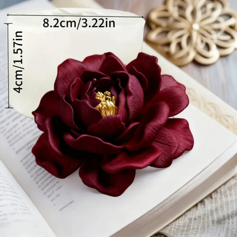 3D Rose Silicone Mold for Candles, Soap, Resin & Clay | StriveRiseFit