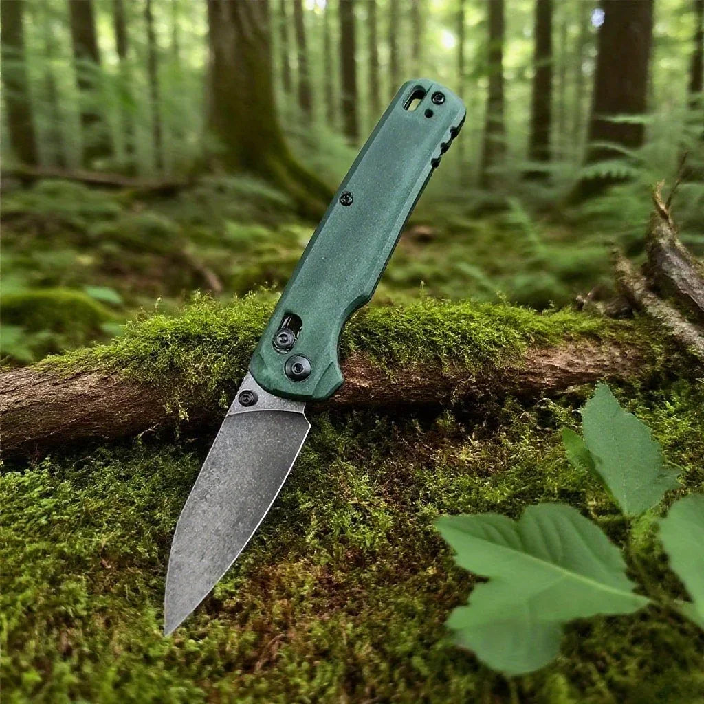 6105 Outdoor Folding Pocket Knife Camping Survival Cutting Barbecue Hunting Self-defense Fishing Multi-purpose Tools