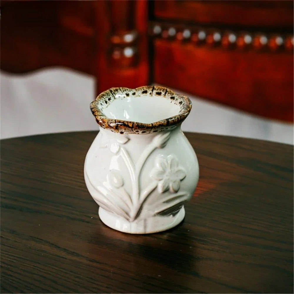 Ceramic Essential Oil Burner Aroma Lamp Retro Crackle Glaze | StriveRiseFit